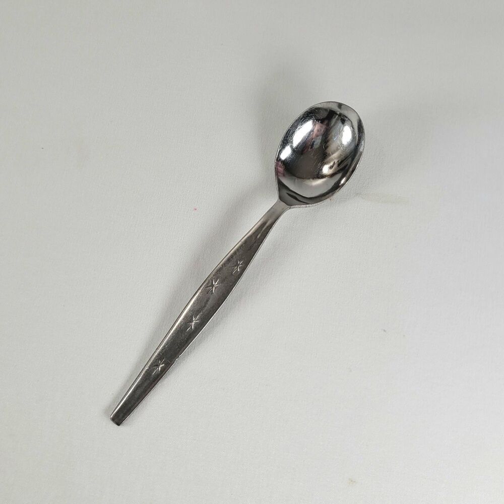 Vintage Heavenly Star Flatware Single Spoon Stainless Japan Atomic Celestial MCM